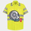 Men's High Visibility Safety Short Sleeve Work Shirt Thumbnail
