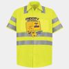 Men's High Visibility Safety Short Sleeve Work Shirt Thumbnail