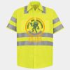 Men's High Visibility Safety Short Sleeve Work Shirt Thumbnail