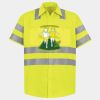 Men's High Visibility Safety Short Sleeve Work Shirt Thumbnail