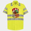 Men's High Visibility Safety Short Sleeve Work Shirt Thumbnail
