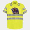 Men's High Visibility Safety Short Sleeve Work Shirt Thumbnail