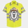Men's High Visibility Safety Short Sleeve Work Shirt Thumbnail