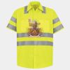 Men's High Visibility Safety Short Sleeve Work Shirt Thumbnail