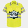 Men's High Visibility Safety Short Sleeve Work Shirt Thumbnail