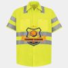 Men's High Visibility Safety Short Sleeve Work Shirt Thumbnail