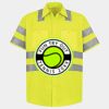 Men's High Visibility Safety Short Sleeve Work Shirt Thumbnail