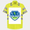 Men's High Visibility Safety Short Sleeve Work Shirt Thumbnail