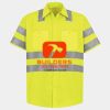 Men's High Visibility Safety Short Sleeve Work Shirt Thumbnail