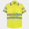 Men's High Visibility Safety Short Sleeve Work Shirt Thumbnail
