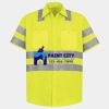 Men's High Visibility Safety Short Sleeve Work Shirt Thumbnail