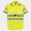 Men's High Visibility Safety Short Sleeve Work Shirt Thumbnail