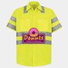 Men's High Visibility Safety Short Sleeve Work Shirt Thumbnail