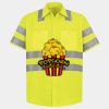 Men's High Visibility Safety Short Sleeve Work Shirt Thumbnail