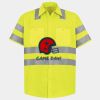 Men's High Visibility Safety Short Sleeve Work Shirt Thumbnail