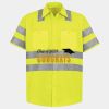 Men's High Visibility Safety Short Sleeve Work Shirt Thumbnail