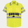 Men's High Visibility Safety Short Sleeve Work Shirt Thumbnail