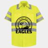 Men's High Visibility Safety Short Sleeve Work Shirt Thumbnail
