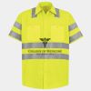 Men's High Visibility Safety Short Sleeve Work Shirt Thumbnail