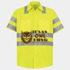 Men's High Visibility Safety Short Sleeve Work Shirt Thumbnail