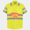 Men's High Visibility Safety Short Sleeve Work Shirt Thumbnail