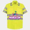 Men's High Visibility Safety Short Sleeve Work Shirt Thumbnail
