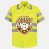 Men's High Visibility Safety Short Sleeve Work Shirt Thumbnail