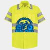 Men's High Visibility Safety Short Sleeve Work Shirt Thumbnail