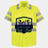 Men's High Visibility Safety Short Sleeve Work Shirt Thumbnail