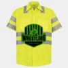 Men's High Visibility Safety Short Sleeve Work Shirt Thumbnail