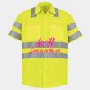 Men's High Visibility Safety Short Sleeve Work Shirt Thumbnail