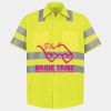 Men's High Visibility Safety Short Sleeve Work Shirt Thumbnail