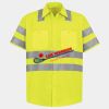 Men's High Visibility Safety Short Sleeve Work Shirt Thumbnail