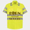 Men's High Visibility Safety Short Sleeve Work Shirt Thumbnail