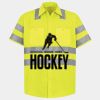 Men's High Visibility Safety Short Sleeve Work Shirt Thumbnail