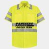Men's High Visibility Safety Short Sleeve Work Shirt Thumbnail