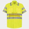 Men's High Visibility Safety Short Sleeve Work Shirt Thumbnail