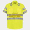 Men's High Visibility Safety Short Sleeve Work Shirt Thumbnail