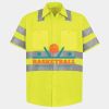 Men's High Visibility Safety Short Sleeve Work Shirt Thumbnail