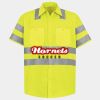 Men's High Visibility Safety Short Sleeve Work Shirt Thumbnail