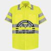 Men's High Visibility Safety Short Sleeve Work Shirt Thumbnail