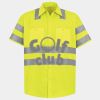 Men's High Visibility Safety Short Sleeve Work Shirt Thumbnail