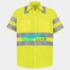 Men's High Visibility Safety Short Sleeve Work Shirt Thumbnail