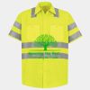 Men's High Visibility Safety Short Sleeve Work Shirt Thumbnail