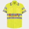 Men's High Visibility Safety Short Sleeve Work Shirt Thumbnail