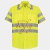 Men's High Visibility Safety Short Sleeve Work Shirt Thumbnail