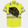 Men's High Visibility Safety Short Sleeve Work Shirt Thumbnail