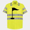 Men's High Visibility Safety Short Sleeve Work Shirt Thumbnail