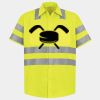 Men's High Visibility Safety Short Sleeve Work Shirt Thumbnail