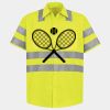 Men's High Visibility Safety Short Sleeve Work Shirt Thumbnail